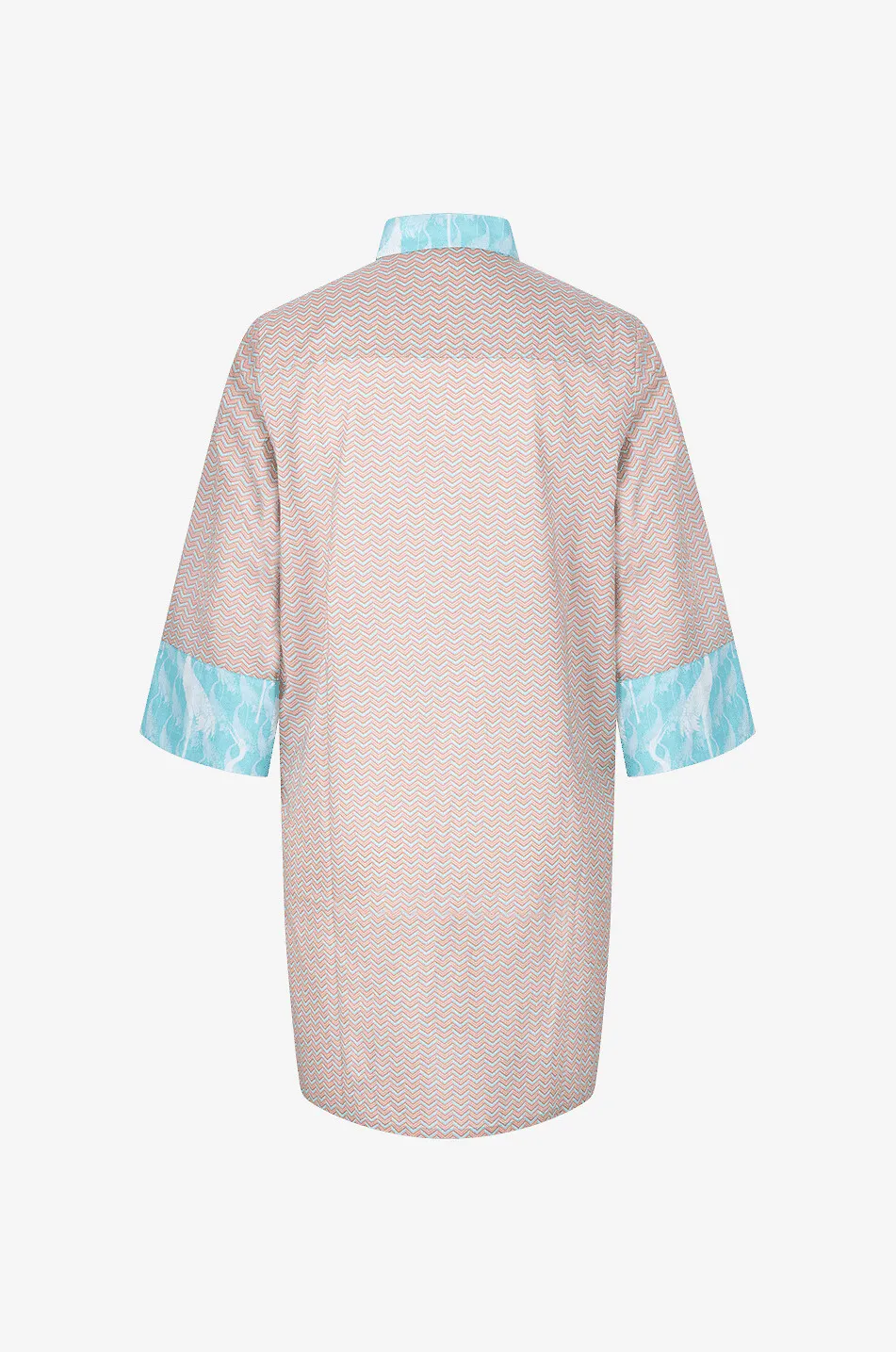 Robe chemise courte de plage en coton Mios