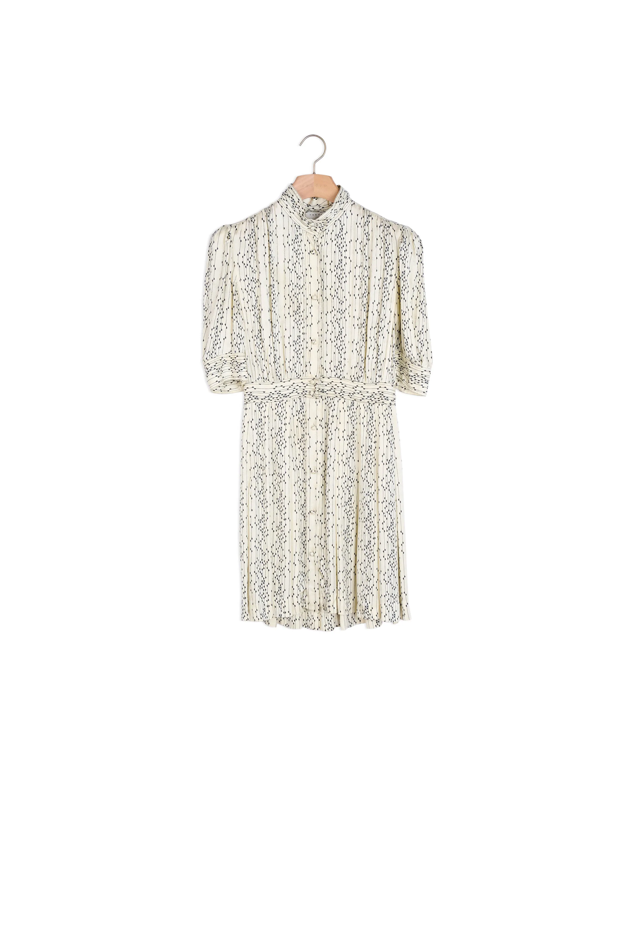 Robe chemise courte imprimée