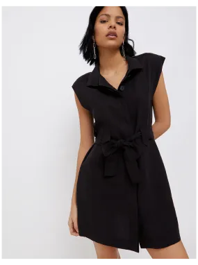Robe-chemise lyocell et lin Liu Jo
