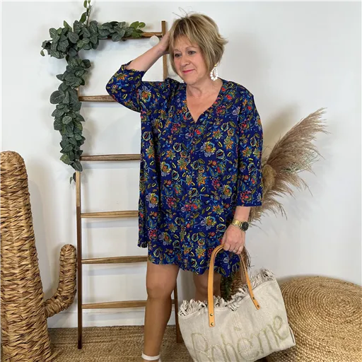 Robe Chemise Marine Coline - Bleu Clair