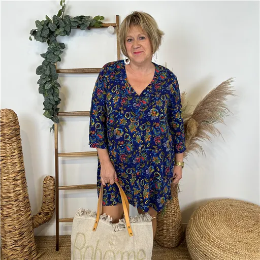 Robe Chemise Marine Coline - Bleu Clair