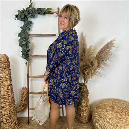 Robe Chemise Marine Coline - Bleu Clair