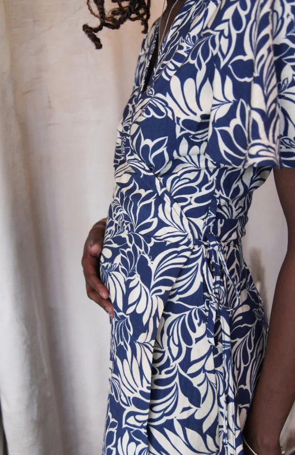 Robe courte portefeuille Garden - Mode et prêt à porter