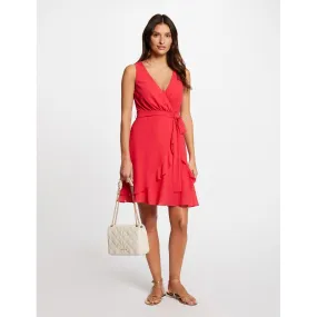 Robe courte portefeuille rouge | 3 Suisses
