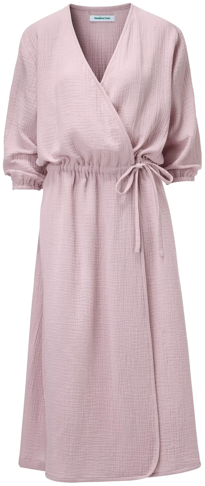 Robe portefeuille femme en mousseline