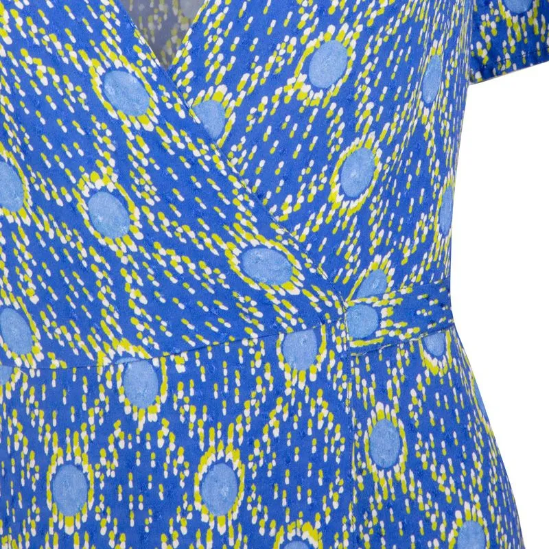 Robe portefeuille manches courtes bridgette à motif Femme LA PETITE 