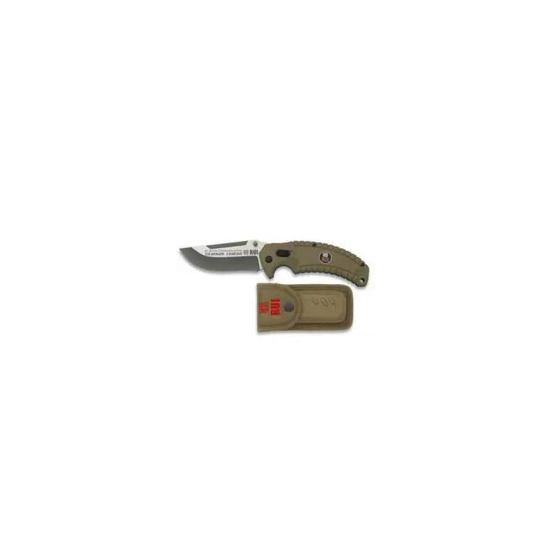 RUI Coffret couteau tactique fermant Coyote + Étui