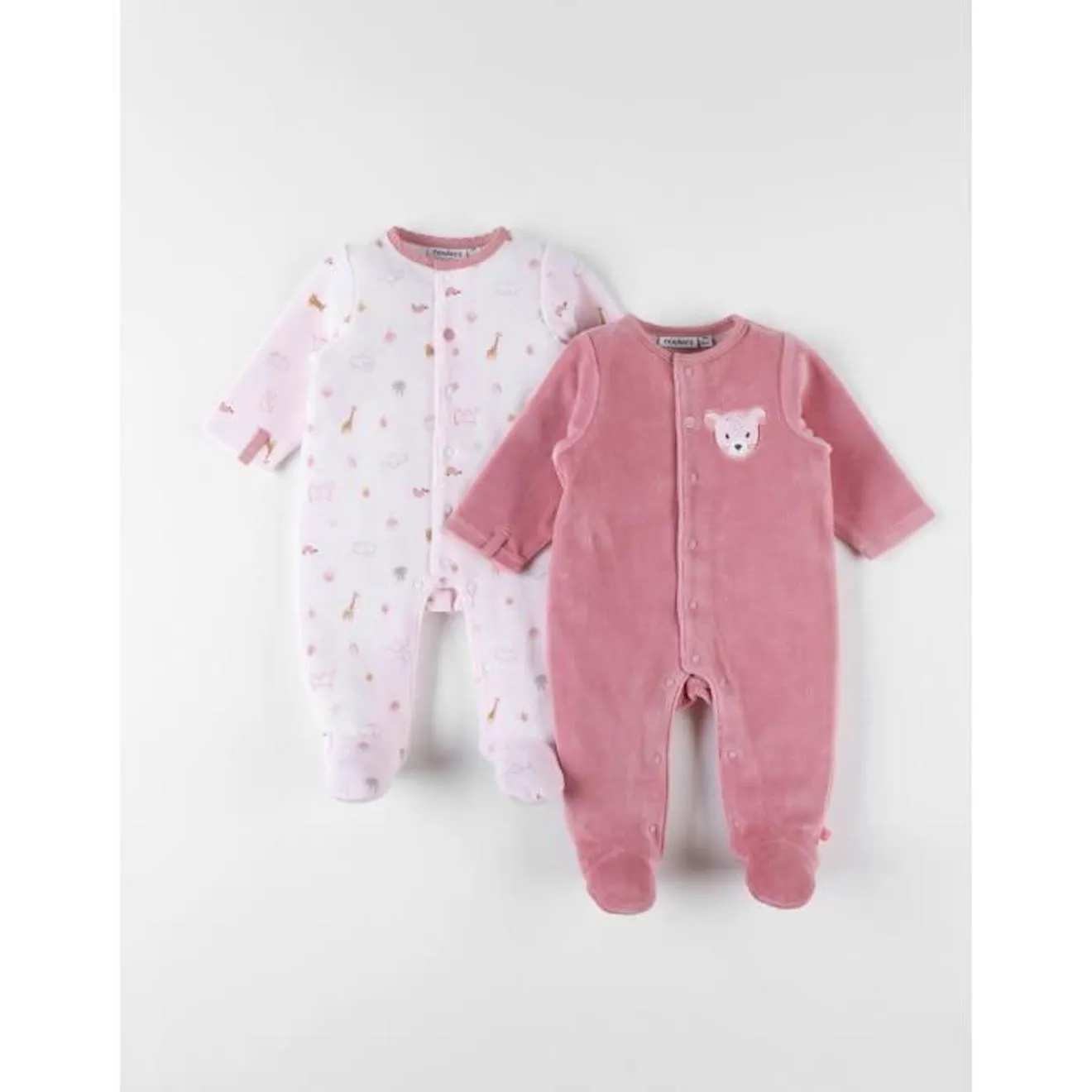 Set de 2 pyjamas dors-bien rose - Noukies