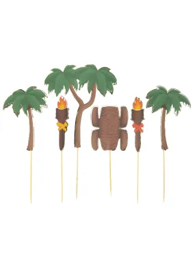 Set de 6 décorations pour gâteau aventurier : Deguise-toi, achat de Decoration / Animation