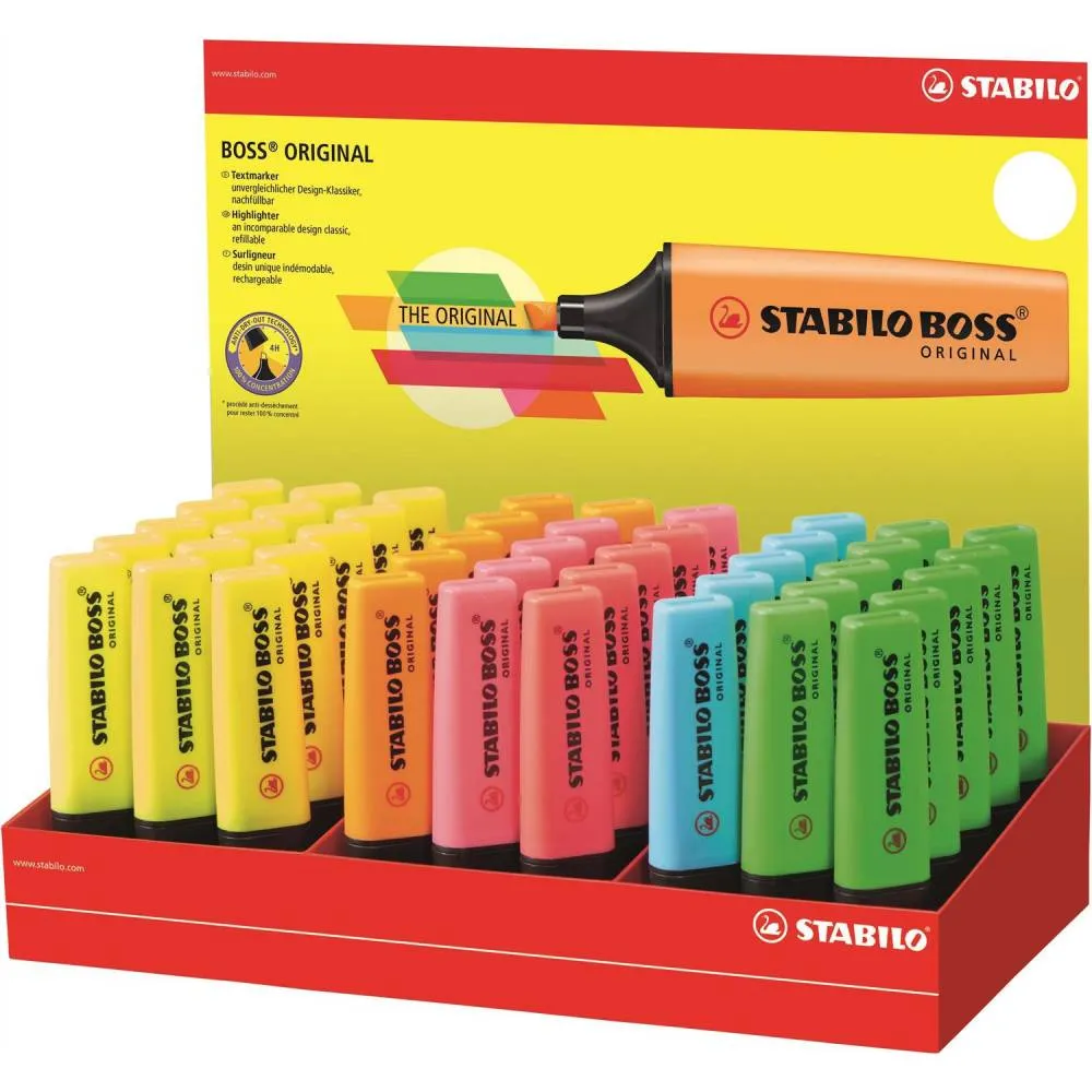 Surligneur - Présentoir x45 surligneurs - Coloris assortis