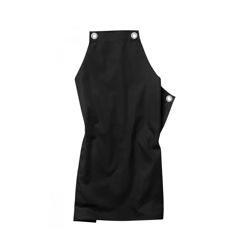 Tablier à bavette 4 oeillets noir - TOPTEX