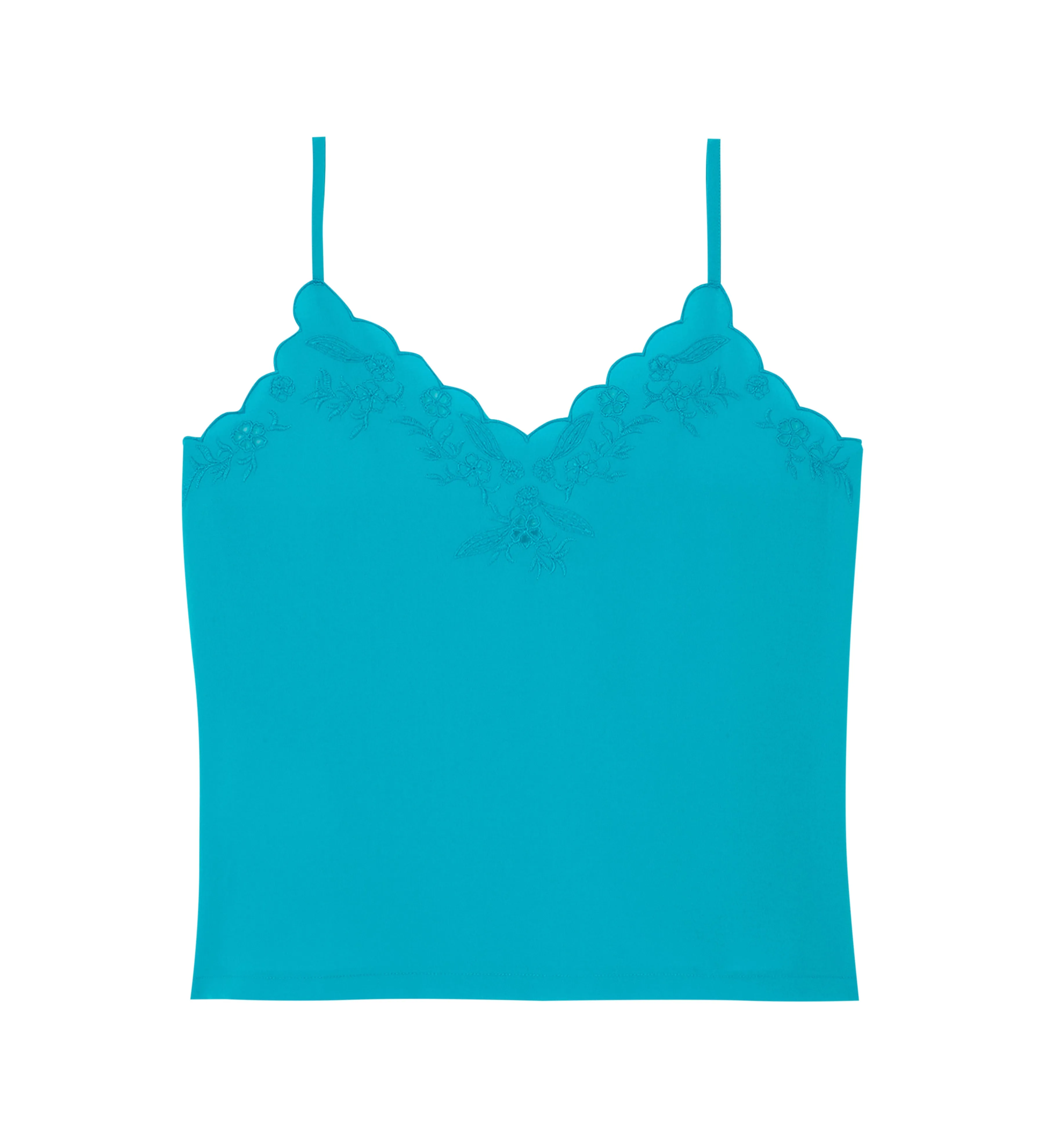 Top à fines bretelles Femme - Turquoise