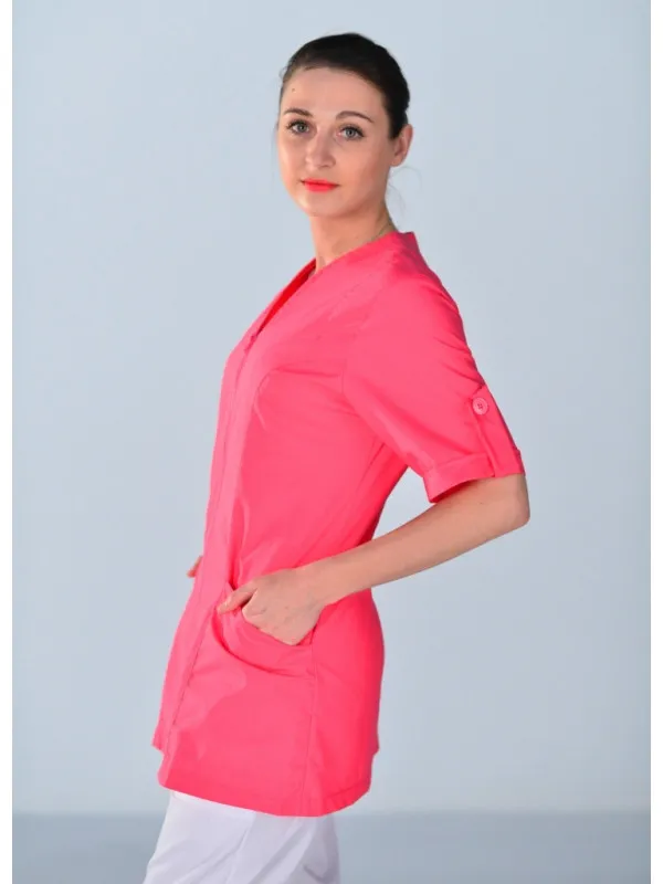 Tunique médicale rose manches courtes Clinic Look