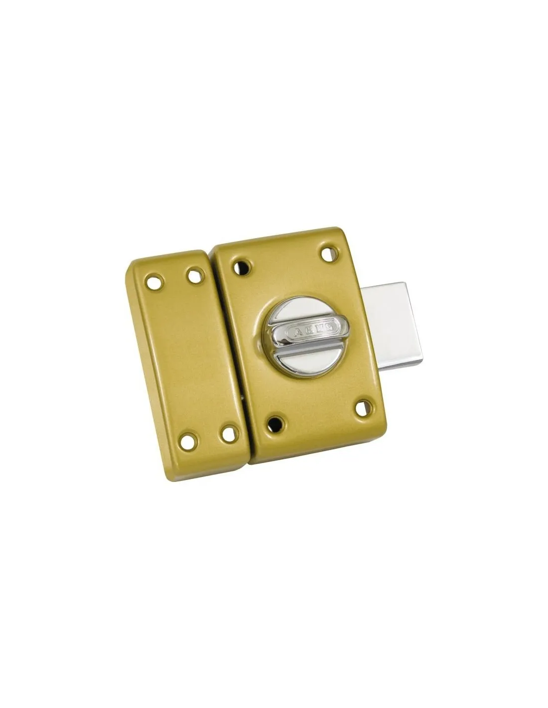 Verrou classique cylindre bouton 50 mm bronze-Verrou classique CLK