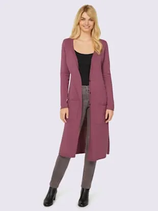 Veste longue en tricot look tendance