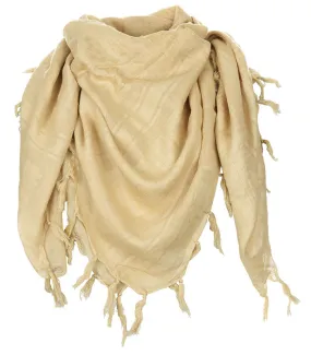 Écharpe Shemagh super doux coyote tan